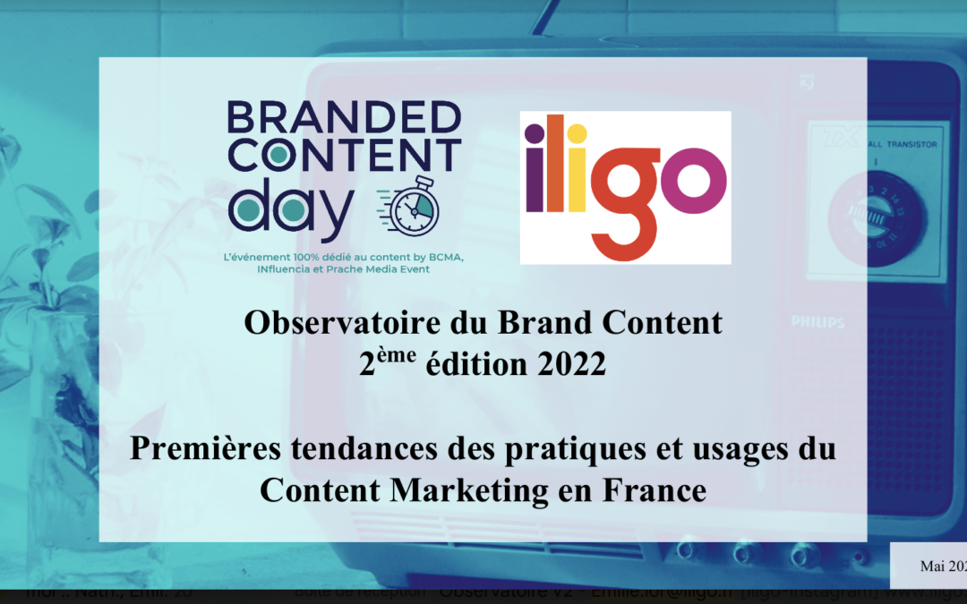 OBSERVATOIRE DU CONTENT EN FRANCE 2022